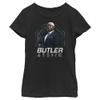 Fifth Sun Disney Artemis Fowl Butler Hero Shot Girls Short Sleeve Tee Shirt, Black, Small view 1
