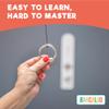 Barcaloo Hook and Ring Game with Botle Opener and Magnetic Bottle Cap Catch - Adult Ring Toss Game for Indoor Use White view 3