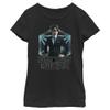Fifth Sun Disney Fowl Artemis Hero Shot Girls Short Sleeve Tee Shirt, Black, Large view 1
