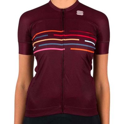 Sportful Velodrome Short-Sleeve Jersey - Women's Red Wine, S