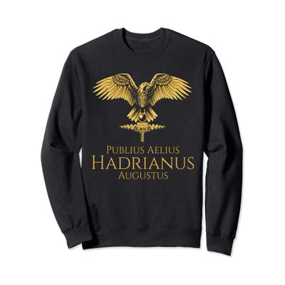 Ancient Roman Emperor Hadrian - History Of Rome - SPQR Sweatshirt