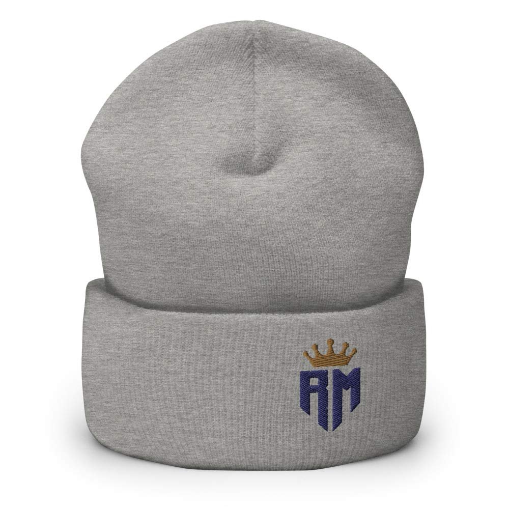 Madrid Champions Crown Navy Logo Soccer Cuffed Beanie