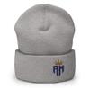 Madrid Champions Crown Navy Logo Soccer Cuffed Beanie view 1