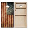 Tailgating Pros Tournament Grade Cornhole Game- Includes Set of Two Professional Distressed Flag 4'x2' Regulation Baltic Birch Cornhole Boards, Carrying Case, and 8 Cornhole Bags Optional LED Lights view 2