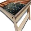 Tailgating Pros Tournament Grade Cornhole Game- Includes Set of Two Professional Distressed Flag 4'x2' Regulation Baltic Birch Cornhole Boards, Carrying Case, and 8 Cornhole Bags Optional LED Lights view 3