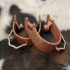 Showman Rose Gold Glittered Epoxy Bumper Spurs view 2