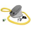 AB Tools Bravo 1 Foot Pump & Universal Bayonet Adapter Air Inflator Inflatable Boat Kayak view 1