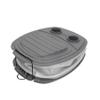AB Tools Bravo 1 Foot Pump & Universal Bayonet Adapter Air Inflator Inflatable Boat Kayak view 2