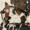 Showman Argentina Cow Leather Browband Headstall w/Rawhide Accent view 2