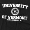 University of Vermont Official Circle Logo Unisex Adult T-Shirt, Black, 5X-Large view 2