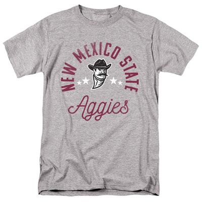 New Mexico State University Official Bulldogs Unisex Adult T-Shirt, Athletic Heather, 4X-Large