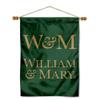 College Flags & Banners Co. College of William and Mary Double Sided Banner and Wood Banner Pole Set view 1