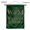 College Flags & Banners Co. College of William and Mary Double Sided Banner and Wood Banner Pole Set view 2