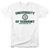 University of Vermont Official Circle Logo Unisex Adult T-Shirt, White, 5X-Large view 1