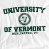 University of Vermont Official Circle Logo Unisex Adult T-Shirt, White, 5X-Large view 2