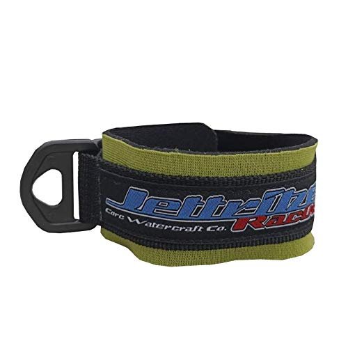 Jettribe Jet Ski Lanyard Wrist Band Neoprene Floating Kill Switch Key Cord Attachment PWC Accessories (Neon Yellow/Green)