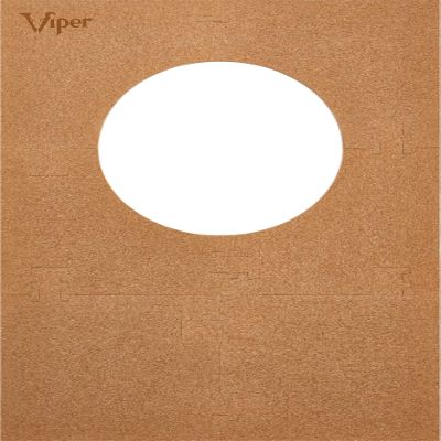 Viper Defender III Cork Dartboard Surround Reversable Wall Protector, Fits 17.75" and 18" Bristle Dartboards, Compression-Fit Tool-Free Easy Mounting, Tan, Rectanglular, 45" L x 32" W x 1" Thick