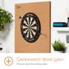 Viper Defender III Cork Dartboard Surround Reversable Wall Protector, Fits 17.75" and 18" Bristle Dartboards, Compression-Fit Tool-Free Easy Mounting, Tan, Rectanglular, 45" L x 32" W x 1" Thick view 3