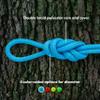 3/4" (20mm) Double Braid Polyester Arborist Bull Rope - Neon Green Coated - 150 Feet view 2