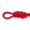 9/16" (14mm) Double Braid Polyester Arborist Bull Rope - Red Coated - 150 Feet view 1