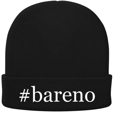 #bareno - Soft Hashtag Adult Beanie Cap, Black, One Size