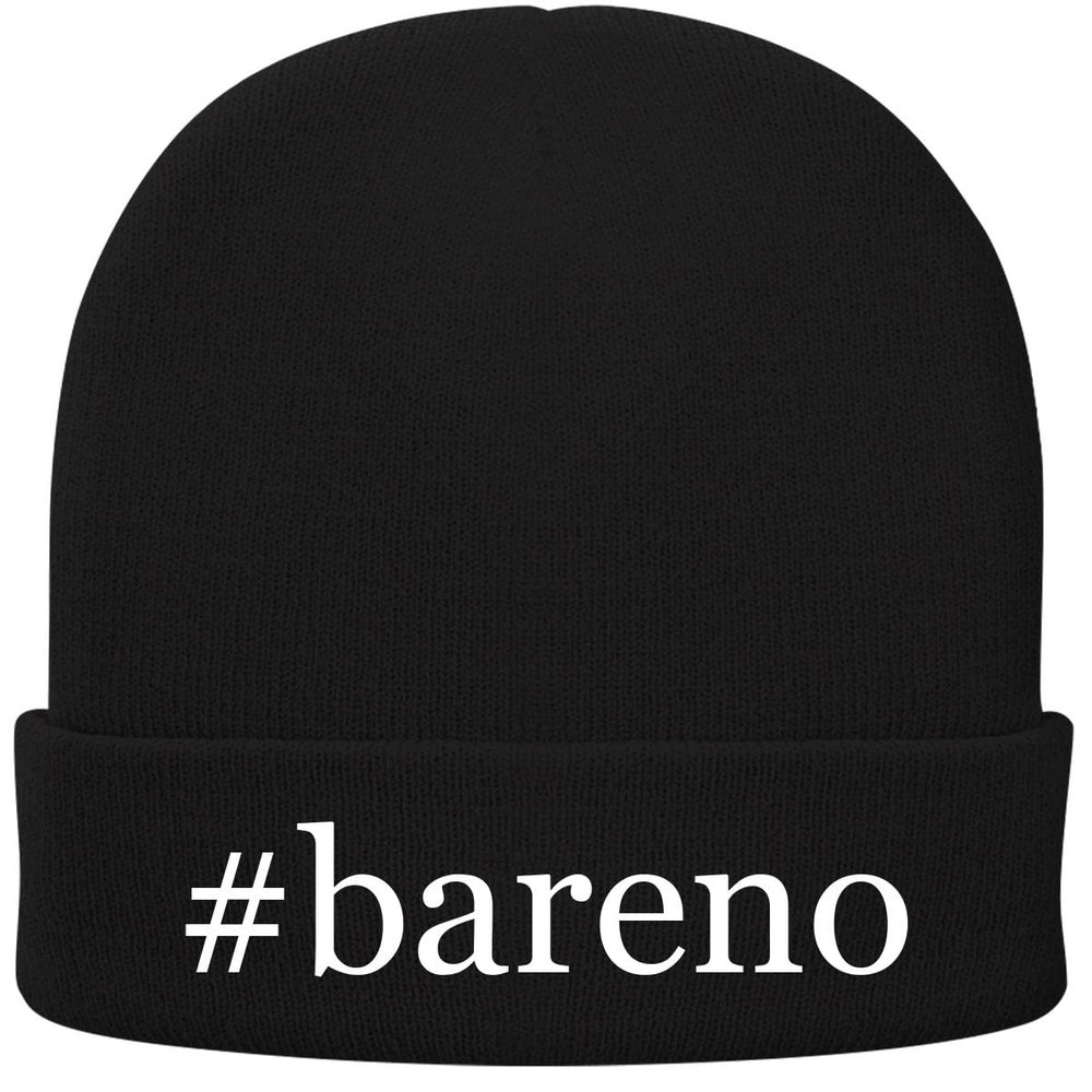 #bareno - Soft Hashtag Adult Beanie Cap, Black, One Size