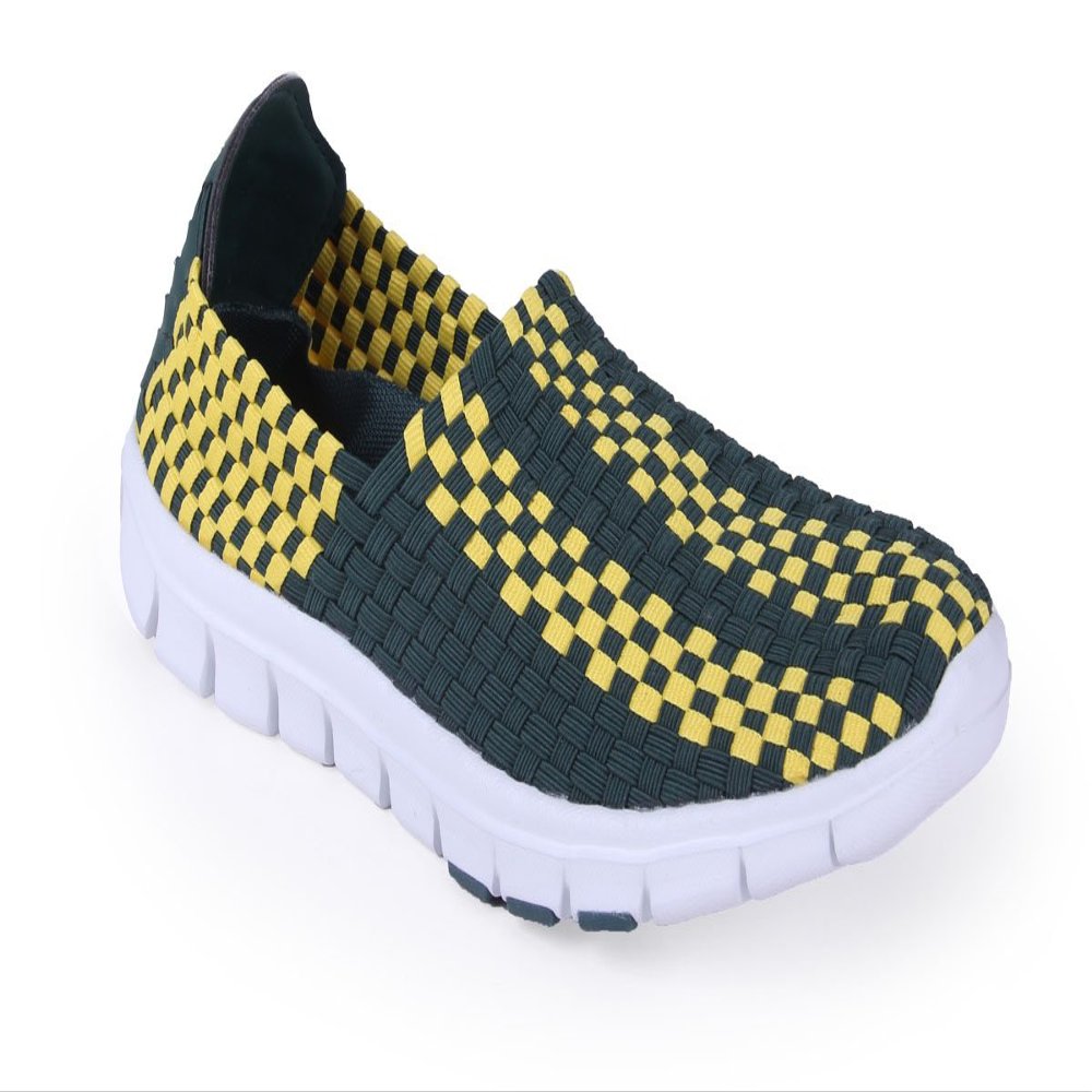 Comfy Feet Everything Comfy Oregon Ducks Woven Colors Comfy Slip On Shoes, 12