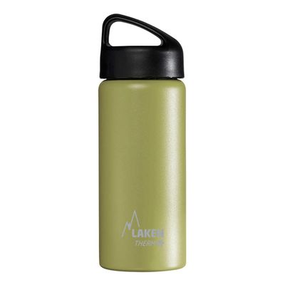 Laken Classic Thermal Bottle 18/8 Stainless Steel and Double Wall Vacuum Bottle, Unisex Adult, Khaki, 500 ml