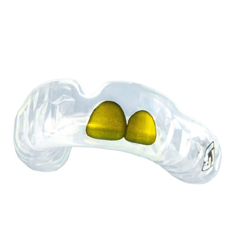 GuardLab APEX Mouthguard w/Case | Football, Basketball, Boxing, Wrestling, Soccer, Karate, Hockey, MMA | Adult & Youth | Pre-Indented for a Precise Fit (Knockout, Medium)