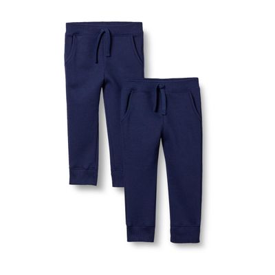 Amazon Essentials Girls' Sweatpants, Pack of 2, Navy, XX-Large