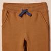 Amazon Essentials Boys' Fleece Jogger Sweatpants, Pack of 2, Charcoal Heather/Light Brown, XX-Large view 3