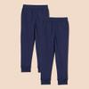 Amazon Essentials Boys' Fleece Jogger Sweatpants, Pack of 2, Navy, X-Large view 3