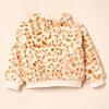 Amazon Essentials Girls' Faux Fur Jacket, Cream Leopard, X-Large view 3