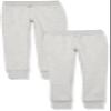 Amazon Essentials Girls' Elastic Waist Jogger Sweatpants, Regular-Fit, Pack of 2, Light Grey Heather, XX-Large view 1