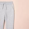 Amazon Essentials Girls' Elastic Waist Jogger Sweatpants, Regular-Fit, Pack of 2, Light Grey Heather/Mauve Stars, X-Small view 2