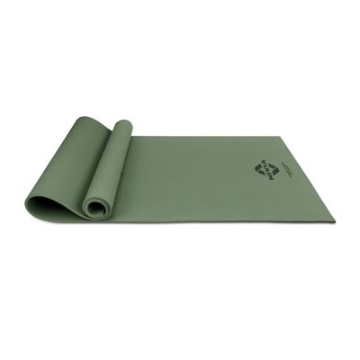 Nivia Ethylene Vinyl Acetate Anti-Skid Yoga Mat | Color: Military Green | Size: 6mm | 1452MG | Comfortable and From Cushioning | Eco friendly | Use for Yoga & Exercise
