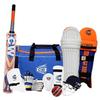CW SCOREMASTER Excellent Quality Cricket Kit for Men Adult Cricket Kit Batsmen Protection Kit Batting Protective Equipment Club Coaching Kit Full Training Aid Set in Kit Bag with Wheels Senior Kit view 1
