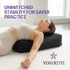 Rectangular Cotton Yoga Bolster (Black), Bolster for restorative yoga, Yoga Pillow, Yoga Cushion, Yin yoga Bolster, Iyengar yoga bolster view 3