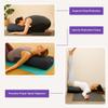 Rectangular Cotton Yoga Bolster (Black), Bolster for restorative yoga, Yoga Pillow, Yoga Cushion, Yin yoga Bolster, Iyengar yoga bolster view 4