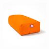 Rectangular Cotton Yoga Bolster, Bolster for Restorative Yoga, Yoga Pillow, Yoga Cushion, Yin Yoga Bolster, Iyengar Yoga Bolster (Orange) view 1