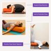 Rectangular Cotton Yoga Bolster, Bolster for Restorative Yoga, Yoga Pillow, Yoga Cushion, Yin Yoga Bolster, Iyengar Yoga Bolster (Orange) view 4