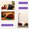 Rectangular Cotton Yoga Bolster (Maroon), bolster for restorative yoga, Yoga Pillow, Yoga Cushion, Yin yoga Bolster, Iyengar yoga bolster view 4