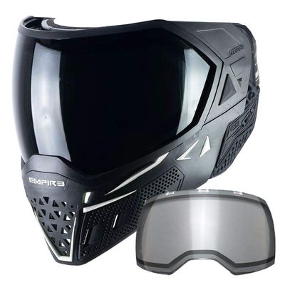 EMPIRE EVS Goggle Black/White - Thermal Ninja/Thermal Clear (21722)