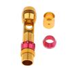 Aluminum End Fishing Reel Seat Fishing Rod Building Repair Kit Set, A 17mm view 2