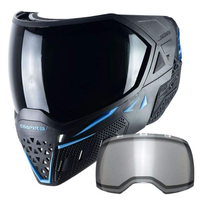 EMPIRE EVS Goggle Black/Navy Blue - Thermal Ninja/Thermal Clear (21726)