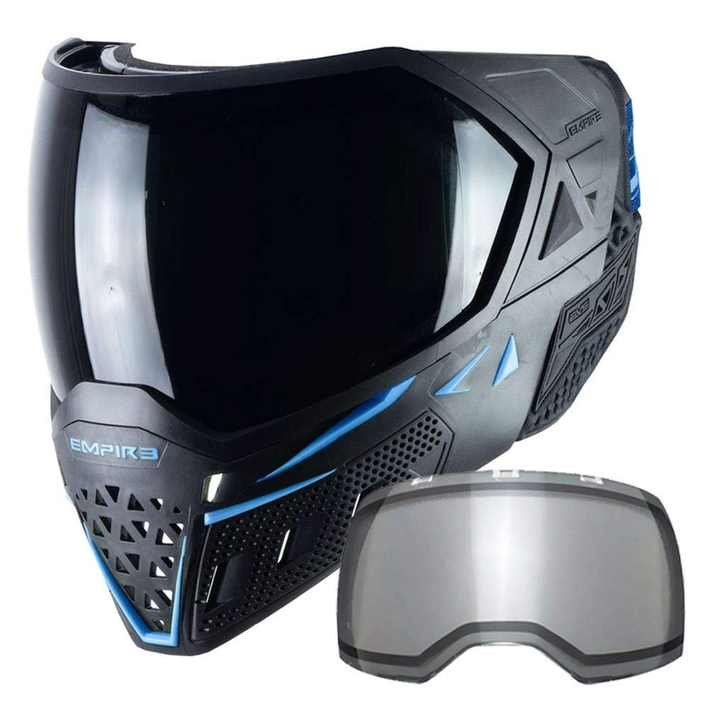 EMPIRE EVS Goggle Black/Navy Blue - Thermal Ninja/Thermal Clear (21726)