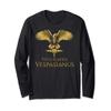 Ancient Roman Emperor Vespasianus - History Of Rome - SPQR Long Sleeve T-Shirt view 1