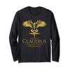 Ancient Roman Emperor Claudius - History Of Rome - SPQR Long Sleeve T-Shirt view 1