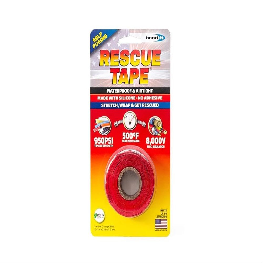 Harbor Products Tape Silicone RED 1INX12FT RT12012BRE