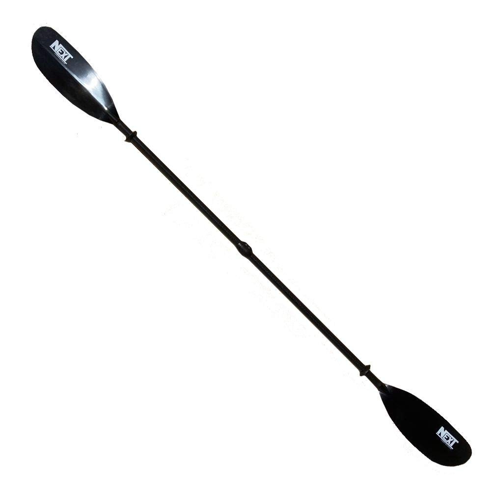 NEXT Kayaks Carbon Adjustable Two Piece Kayak Paddle (90.5 inch -94.5 inch ) (Black),230-240cm